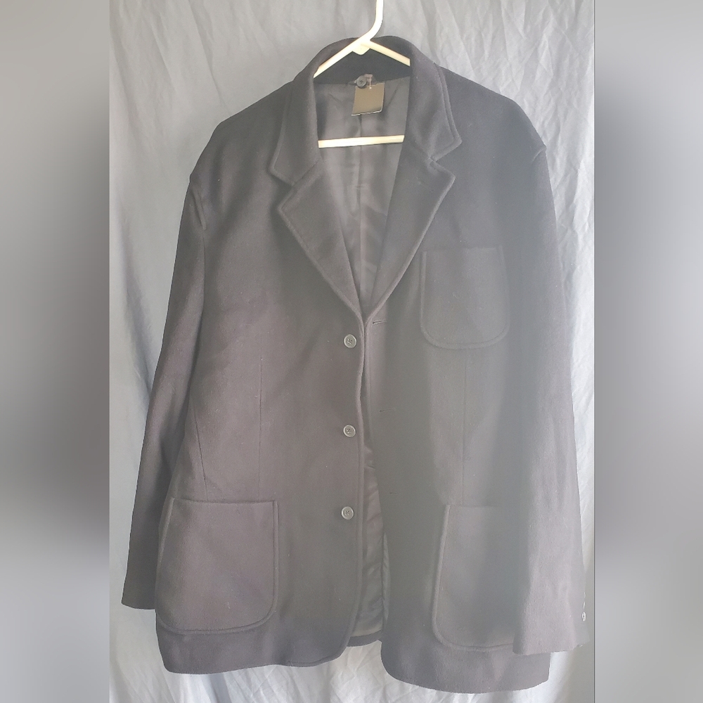 Anheuser-Busch Navy 80% Wool Blazer Jacket, Bruno Model XL